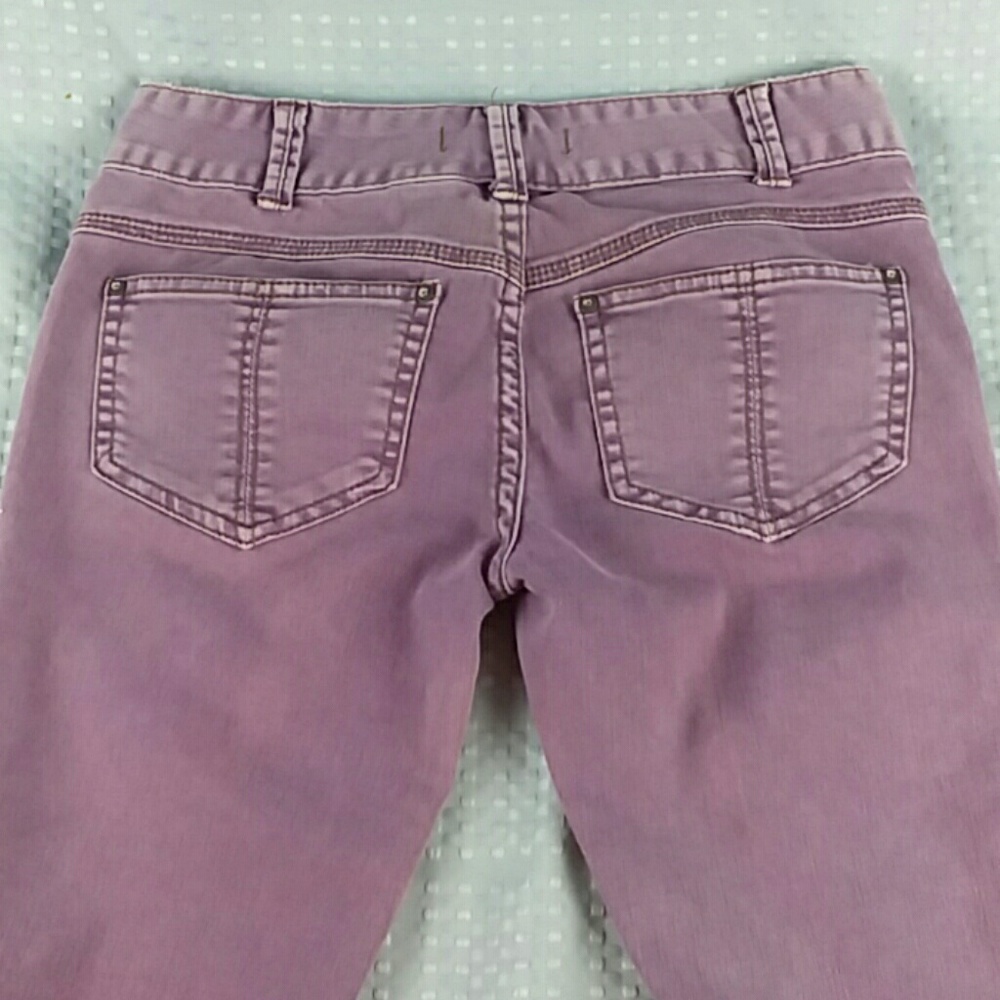 Free People skinny jeans raw hem 25 - Picture 7 of 9